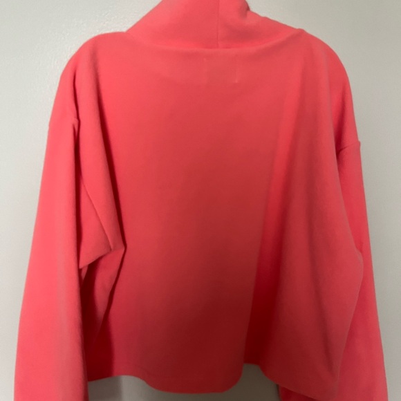 NWOT Dudley Stephens Cropped Fleece Funnel Neck - Picture 3 of 5